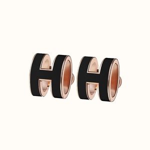 SOLD***Hermes pop H earrings